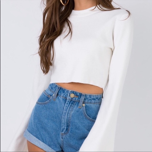 Princess Polly Sweaters - My Girl Bell Sleeved Sweater